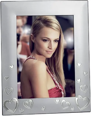 Produktbild von ZEP Conny Metall-Portraitrahmen silber 13x18 cm mit Herzen