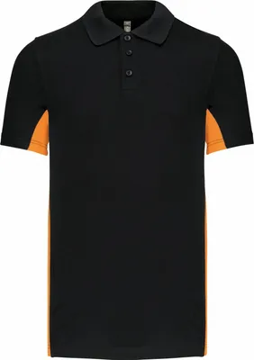 Image de Kariban - Polo pour homme PC6433 (M) (Noir/Orange)