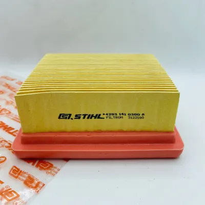 A product shot of a Stihl air filter.