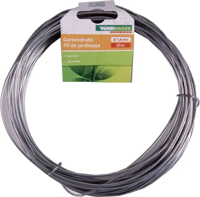 Produktbild von Windhager Gartendraht 1,8 mm 25 m verzinkt