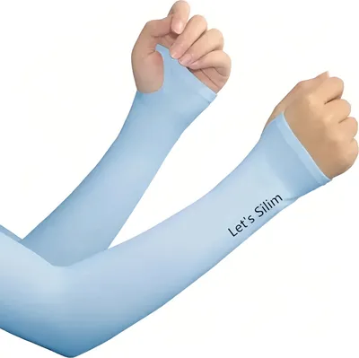 Produktbild von Elastische Ärmel in Hellblau für Fitness KP37096
