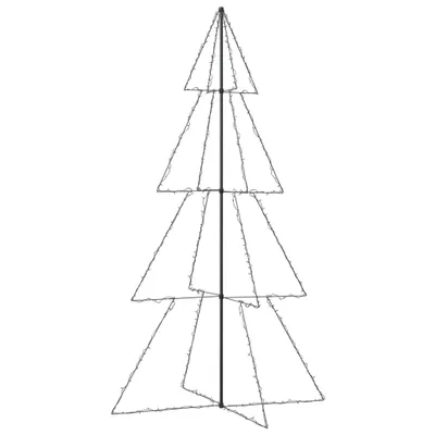 Produktbild von vidaXL Weihnachtsbaum in Kegelform 360 LEDs Indoor Outdoor 143x250 cm
