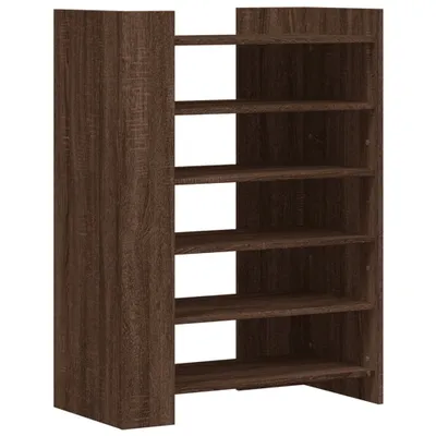 Obrázek produktu pro Botník hnědý dub 74,5 x 37,5 x 100 cm kompozitní dřevo