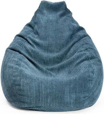 Produktbild von LUMALAND Sitzsack GIANT aus der Cord-Reihe, 135 x 100 cm - Bezug soft & waschbar - Navyblau