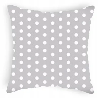 Produktbild von Designpremium Kissenbezug 40x40 cm Grau mit Tupfen