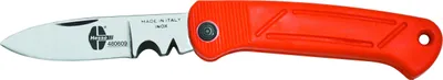 Zdjęcie produktu dla Hesse Elektrikermesser Rot Karbonstahl, zwei Kerben, Klinge, 82 mm