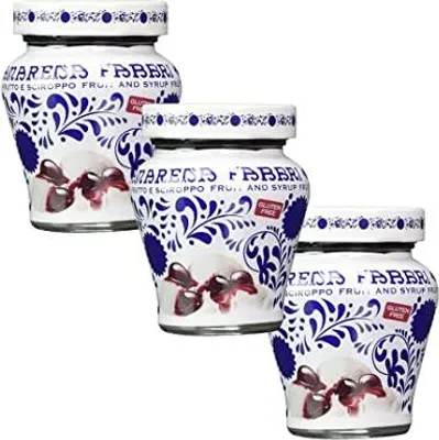 Produktbild von 3x Fabbri Amarena Obst Und Sirup Kirschen in Siurp Amarena Fabbri 230g