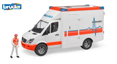 Produktbild von Bruder MB Sprinter Ambulanz mit Fahrer; 2536