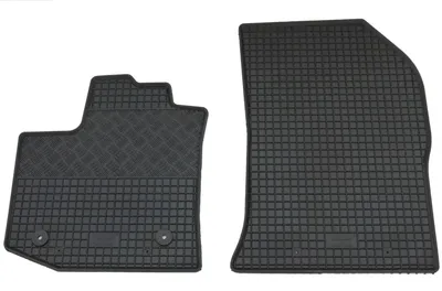 Gummifußmatten Set 2-teilig für Dacia Dokker (2013-), schwarz