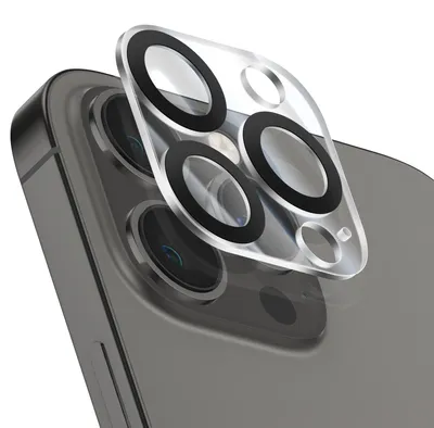 Produktbild von Zanaé, Kameraschutz für iPhone 13 Pro / 13 Pro Max aus Panzerglas und Aluminium, Transparent