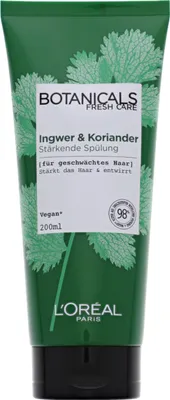 Produktbild von L'Oreal Botanicals Ingwer & Koriander Spülung Conditioner stärkt das Haar 200ml Naturkosmetik