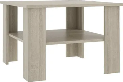 Immagine prodotto di Tavolino in rovere Sonoma 60x60x42 cm Materiale a base di legno