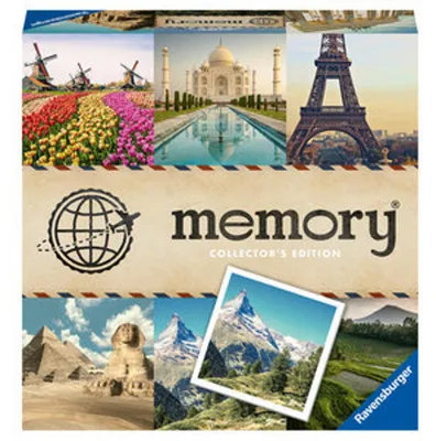 Produktbild von Ravensburger Collectors' memory® Schönste Reiseziele - 27379 - Das weltbekannte Gedächtnisspiel mit wunderschönen Bildern von Traumorten, ein besonderes memory® und eine tolle Inspiration für Reiselustige