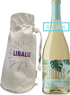 Produktbild von Pack 6 Botellas Libalis + Funda Termica Weißwein Spanien VT Täler von Sadacia 450.00 cl 12.0 %