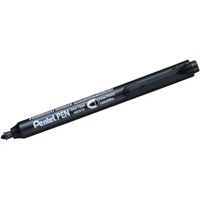Obrázok produktu pre Permanentný popisovač Pentel NXS15-AO s prítlačným mechanizmom čierny