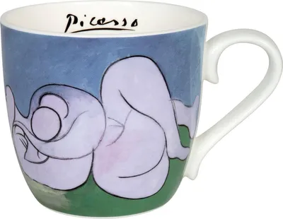Immagine prodotto di Könitz Becher Picasso - la siesta, Kaffeebecher, Tasse, Kaffeetasse, Bone China, 450 ml, 11 2 057 2579