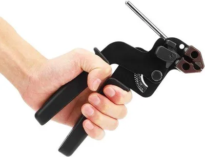 Image de Pince à colliers de serrage en acier inoxydable avec tendeur automatique et fonction de coupe