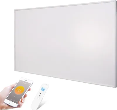 Produktbild von Infrarotheizung - Weiß - 1000W, 70 x 120 cm