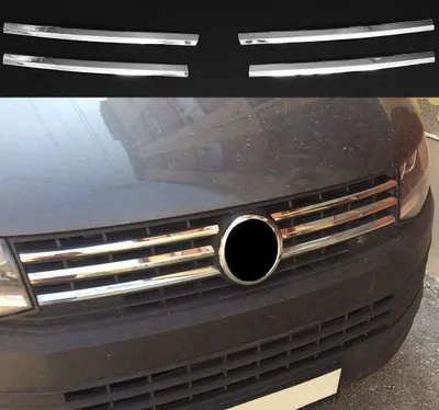 Immagine prodotto di Cromo Radiatore Griglia Listelli Traversa V2A 4tlg Per VW T6 Transporter Da 2015