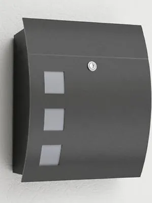 Produktbild von CMD 76 Briefkasten Edelstahl anthrazit