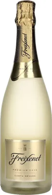 A bottle of Freixenet Carta Nevada Semi Seco wine.