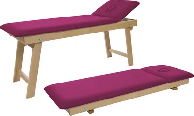 Produktbild von Therapieliege Tiziano Natur Massageliege Massagebank Praxisliege, 65 cm