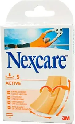 Image de Nexcare Active Strips 5 bandes 10x6cm