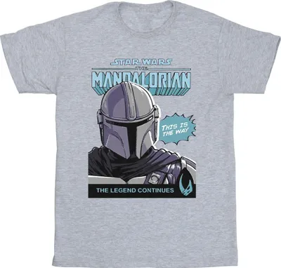 Produktbild von Star Wars The Mandalorian - T-Shirt für Herren BI47255 (M) (Grau)