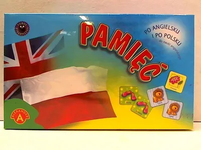Zdjęcie produktu dla Gra edukacyjna Pamięć Angielska dla dzieci i dorosłych
