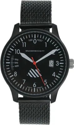 Produktbild von Aristo Herren Messerschmitt Uhr Fliegeruhr ME-42ALTI-M Milanaiseband