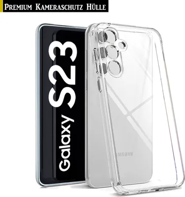 Produktbild von Für Samsung Galaxy S23 5G  Silikon Transparent Hülle TPU Handy Kamera Schutz Hülle Case Tasche