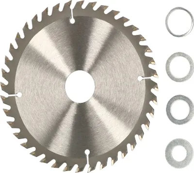 Image de KOTARBAU® Lame de scie en carbure pour coupe de bois 40 dents 160 mm + bagues de réduction
