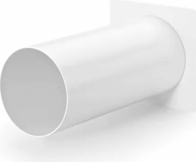 Zdjęcie produktu dla NABER flow 150 króciec przyłączeniowy ścienny 1, biały
