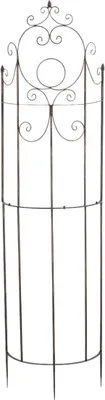 Imagen del producto de Soporte para plantas de estilo rústico – Soporte para plantas – hierro forjado a mano, ideal para la decoración de jardines | Significado: Bronce