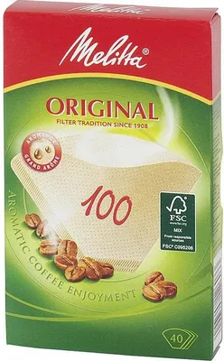 Immagine prodotto di MELITTA Filtertüten natur 100  Pack 40 Stück