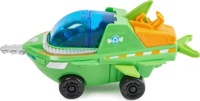 Produktbild von PAW Patrol Aqua Pups - Basis Fahrzeug im Sägefisch-Design mit Rocky-Welpenfigur
