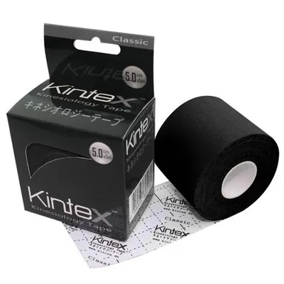 Image de Kintex Kinesiology Tape Classic 5 cm x 5 m noir