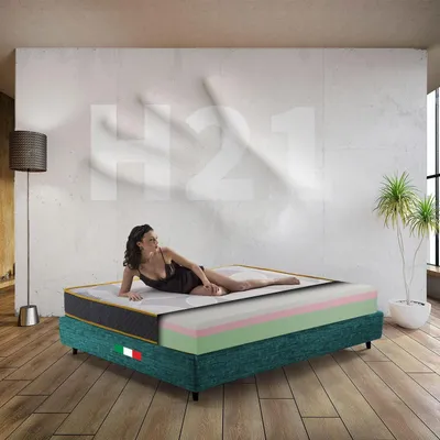 Zdjęcie produktu dla Materac z pianki o wymiarach 160 x 190 cm, zapewniający ortopedyczne podparcie