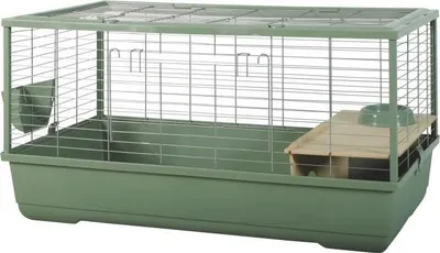 Obrázok produktu pre Klietka pre králiky a hlodavce Zolux Néolife Connect, 1 poschodie, 101,5 x 54 x 51 cm, zelená
