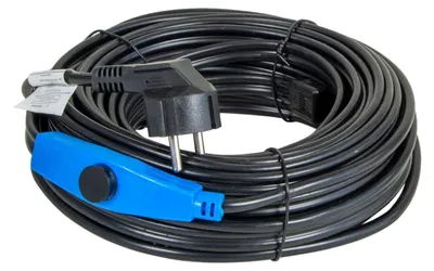 Produktbild von horizont Frostschutz-Heizkabel 230 V – 18 m - Heizband mit Thermostat für Wasserleitungen, frostfrei bis -45 °C