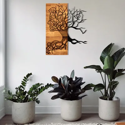 Zdjęcie produktu dla Wallity, Muaz, dekoracja ścienna, czarny, metal, 45 x 58 cm