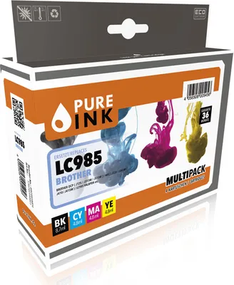 Produktbild von pureINK BR985MP4 Druckerpatrone CMYK für Brother