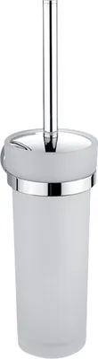 Produktbild von Nimco Unix - Toilettenbürstengarnitur, Wandmontage, Milchglas / chrom UN 13094W-26