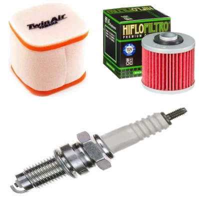 Immagine prodotto di Kit di manutenzione per Yamaha XT 500 1986-1989: filtro aria, filtro olio, candela di accensione di pamoto - Nuovo