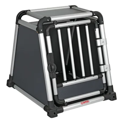 Produktbild von Hochwertiger Tiertransporter aus Aluminiumlegierung, speziell für den Transport von Tieren im Auto - Type 1 - 50 x 60 x H 55 cm