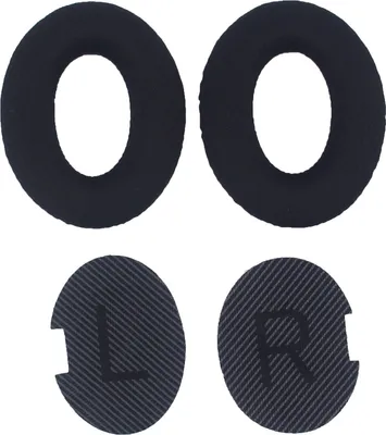 Zdjęcie produktu dla INF Wymienne nauszniki do słuchawek Bose QC35, QC25, QC15 Czarny