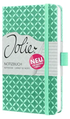 Produktbild von SIGEL JN132 Notizbuch Jolie - liniert - ca. A6 - mintgrün - Hardcover - 174 S. -