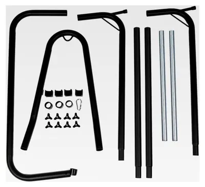 Produktbild von Hängesesselgestell aus Stahl mit einstellbarer Höhe (200-250 cm) in Schwarz