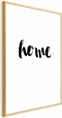 Produktbild von Posterpapier Poster - Home and Dot 29.7x42 cm Text m-A-0862-ao-a