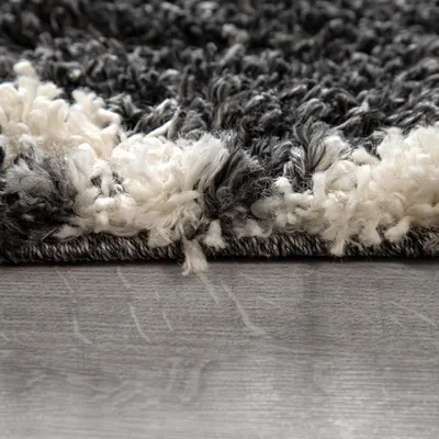 Produktbild von TT Home Wohnzimmer Hochflor Teppich Shaggy Modernes Rauten Design In Skandi Optik Größe 240x340 cm